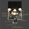 Amplifier Harnesses Channel Power Amplifier Board, 9V18V 120W TDA7850 2.1 Heat Dissipation DC Bass Audio Parts Electrical view 2