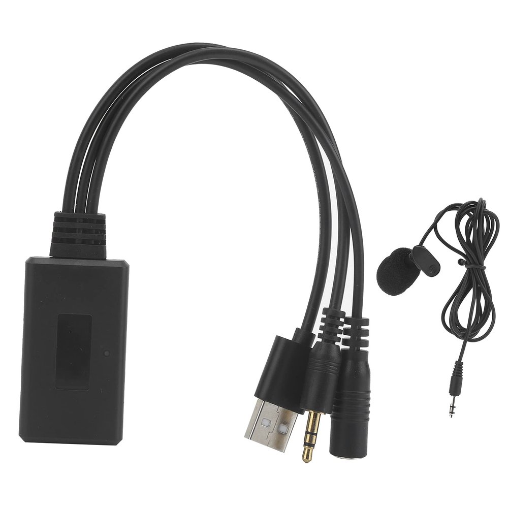Acouto Auto Bluetooth Cable AUX Microphone Adapter Fit for Accent/Azera/Elantra/for Car Adapter Car