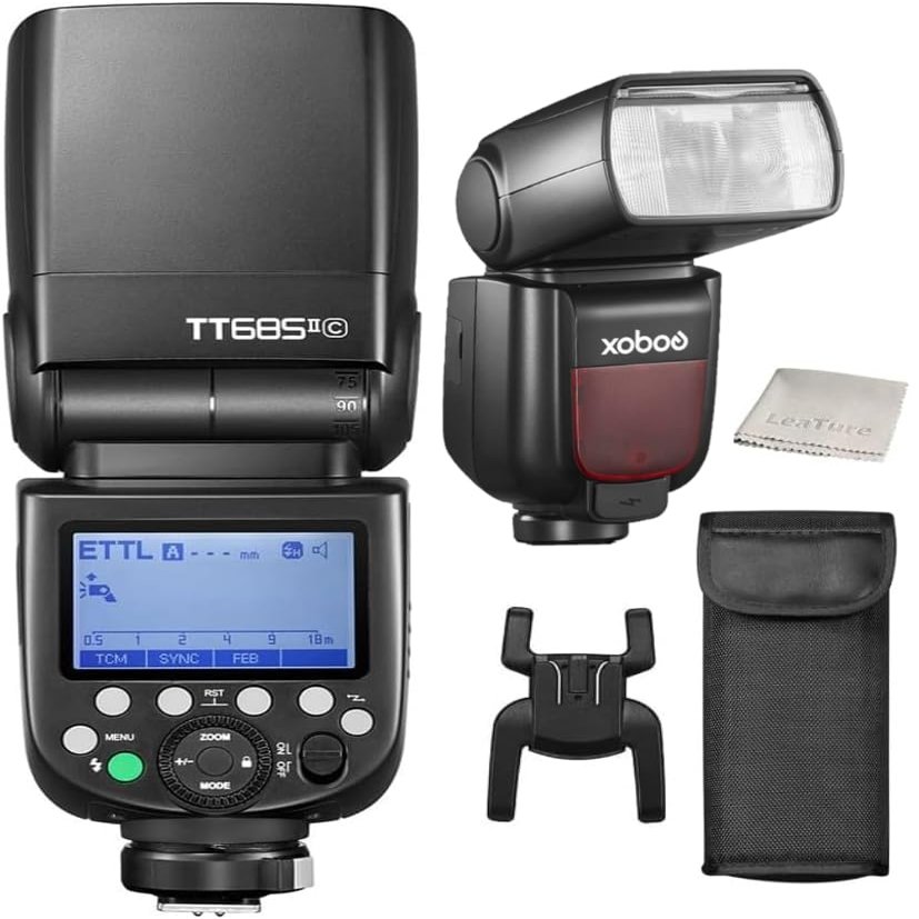 Godox TT685II-C Flash TTL GN60 2.4GHz Wireless HSS 1/8000s Speedlite Compatible with Canon 7D 6D 60D 50D 600D 500D Update Version of TT685-C Family