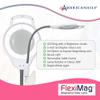 Americanails FlexiMag Magnifying Table Lamp - Flexible Magnifying Glass with Light, LED Desk Lamp, Magnifying Work Light, Esthetician Light - LED Lamp with Magnifier for Nail Art, Craft, & Jewelry view 2