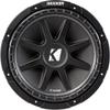 KICKER Subwoofer and Grille Package of 2 Items: 12" Comp Subwoofer SVC 4-ohm with ABS Grille - 43C124 Sub & GR120 Grill view 2