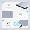 GRAUGEAR USB Type-C Aluminium Hard Drive Enclosure for 2.5 Inch SATA SSD/HDD - Lightning Fast 6 Gbit/s SATA I II III USB 3.2 Transmission, USAP, Includes USB-C Cable view 4