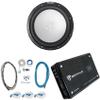 KICKER 45KM104 10" 350w Marine Subwoofer Boat Sub+6-Channel Amplifier+Amp Kit view 1