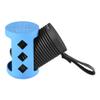2 Pack DAYJOY Soft Silicone Protective Case Cover Compatible with Bang & Olufsen Beosound Explore Bluetooth Speaker, Protective Skin Sleeve Travel Case (Black+Blue) view 3