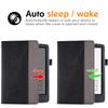 BOZHUORUI Stand Case for 6.8" Kindle Paperwhite 11th Generation - 2021 & Paperwhite Signature Edition e-Reader - PU Leather Sleeve Cover with Hand Strap/Auto Wake/Sleep, Rock Black view 3