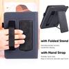 BOZHUORUI Stand Case for 6.8" Kindle Paperwhite 11th Generation - 2021 & Paperwhite Signature Edition e-Reader - PU Leather Sleeve Cover with Hand Strap/Auto Wake/Sleep, Rock Black view 4
