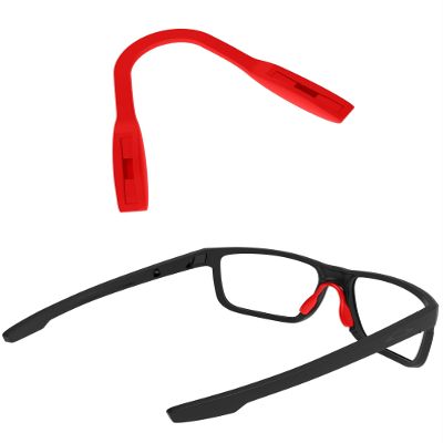 SAUCER Replacement Nose Pieces Pads for Oakley Split Shot OO9416 | Split Time OO4129 | Targetline OO4129 | Crossrange Patch R XL OO9361 Sunglasses - Standard Red