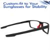 SAUCER Replacement Nose Pieces Pads for Oakley Split Shot OO9416 | Split Time OO4129 | Targetline OO4129 | Crossrange Patch R XL OO9361 Sunglasses - Standard Red view 4