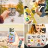 100 PCS Water Bottle Stickers for Kids Teens Girls Adults, Aesthetic Cute Vinyl Waterproof Vsco Cool Stickers, Laptop Scrapbook Skateboard Computer Car Sticker Packs view 2