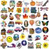 100 PCS Water Bottle Stickers for Kids Teens Girls Adults, Aesthetic Cute Vinyl Waterproof Vsco Cool Stickers, Laptop Scrapbook Skateboard Computer Car Sticker Packs view 4