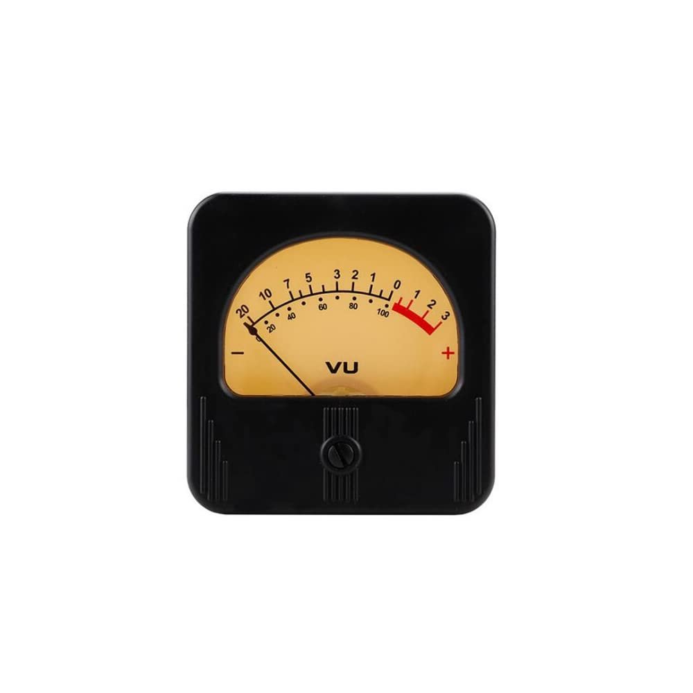 Q-BAIHE 12-16V VU Level Meter with Backlight DB Tube Amplifier Meter Audio Volume Meter