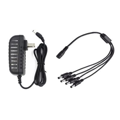 Lile2Liwn Camera Power Adapter with 4-Way Power Splitter for CCTV Home Security Camera Surveillance System