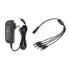 Lile2Liwn Camera Power Adapter with 4-Way Power Splitter for CCTV Home Security Camera Surveillance System view 1