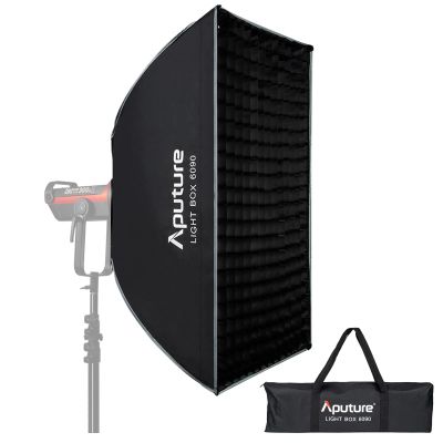 Aputure 6090 Square Softbox, 60cm x 90cm, 1.22kg, Standard Bowens Mount for Aputure 300DII, 300x, Amaran 60x/100d/200d/100x/200x