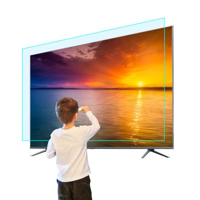 AIZYR Anti Glare/Anti Scratch TV Screen Protector, Eye Protection Blue Light Filter Film Reusable Prevents Eye Strain Screen Protector,70 in 1561 X 900mm