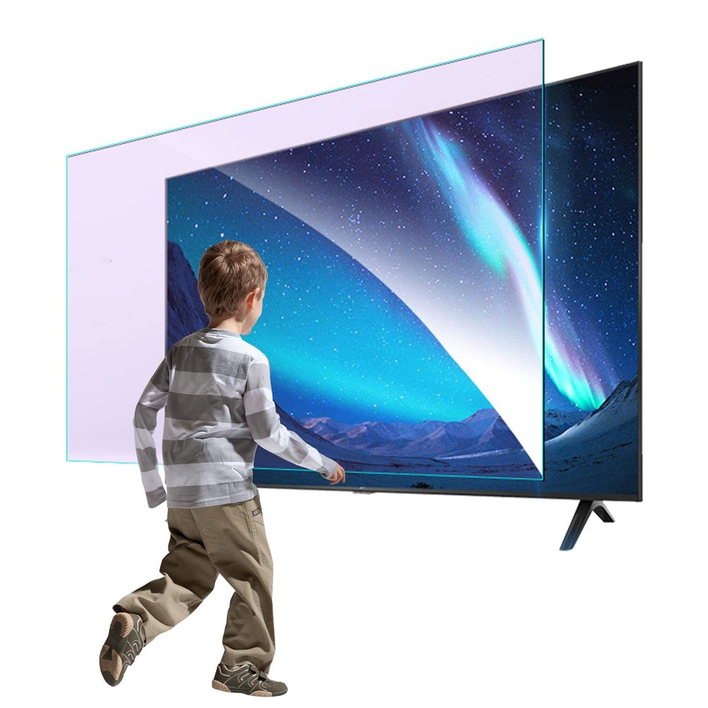 AIZYR Anti Harmful Blue Light TV Screen Protector, Anti-Glare/Anti-Scratch Film Reduce Glare Reflection, Eyes Strain and Help You Sleep Better,60 in 1327 X 749mm