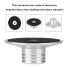 Disc Stabilizer, Aluminum Material Metal Disc Stabilizer Record Weight Clamp for Record Player, CD Player, Chassis, Speakers, etc(Silver) view 4