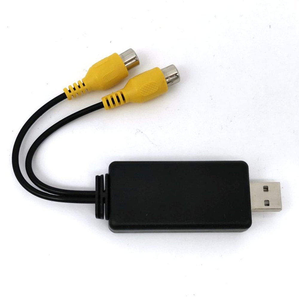 ASVEGEN USB to RCA Converter Video Output Adapter for Car Stereo Headrest Monitor