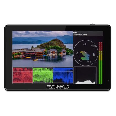 FEELWORLD LUT5 5.5" Touch Screen DSLR Camera Field Monitor 1920X1080 IPS Panel 3000nit 4K HDMI Input Output