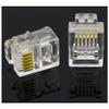 10pcs 6P6C 6 Pins 6 Contacts RJ11 Telephone Modular Plug Jack,RJ11 Connector view 2