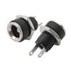 10/5/2Pcs 5.5x2.1mm DC Power Supply Female Jack Panel Mount Connector 5.5 * 2.1mm DC Socket 2 Leg Terminal Plug Adapter Connectors-10 pcs view 3