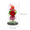Uonlytech 1pc Led Light Decorative Artificial Glass Cover for Valentine's Day Home Decor for and Friends view 2