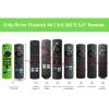 (3 Pack) Wevove Fire Stick Remote Cover for Alexa Voice Remote 3rd Gen, Replacement Case for Fire TV Stick 4K Streaming Device (Glow Green&Sky Blue&Orange) view 2