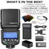 Godox V860III-C for Canon Camera Flash Speedlight Speedlite Light, 76Ws 2.4G TTL HSS 1/8000s,2600mAh Battery,480 Full-Power Flashes,0.01-1.5s Recycle Time,10 Levels LED Modeling Lamp Light for Canon view 2