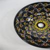 14" round TALAVERA VESSEL SINK Mexican handmade ceramic bathroom basin, folk art view 3