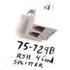 2 Way Splitter 4 Conductor Telephone RJ11 (White) Male to (Two) Females (1pc) 75-729B PHILMORE view 1