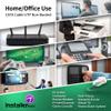 InstallerParts (20 Pack Ethernet Cable CAT6 Cable UTP Non-Booted 10 FT - Green - Professional Series - 10Gigabit/Sec Network/High Speed Internet Cable, 550MHZ view 4