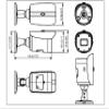 Pelco IBV229-1ER 2 Megapixel IR Network Outdoor Bullet Camera, 3.4-9.4mm Lens view 2