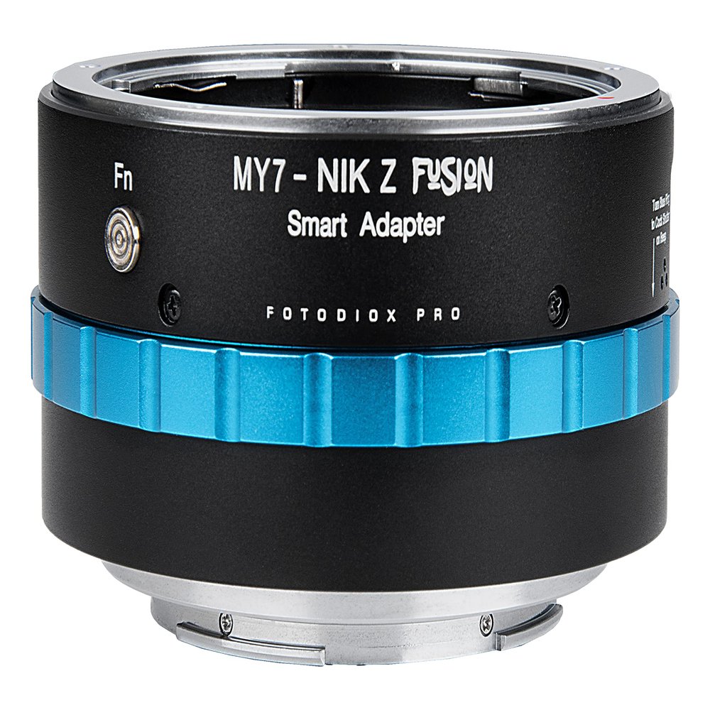 Fotodiox Pro Fusion Adapter, Smart Adapter - Compatible with Mamiya 7 Rangefinder Lenses to fit Nikon Z-Mount Mirrorless Cameras with Limited Automated Functions