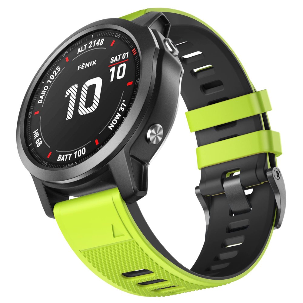 NotoCity for Fenix 6 Band 22mm Width Soft Silicone Watch Bands for Fenix 7/5/5 Plus/ 6 Solor/6 Pro/Forerunner 935/Forerunner 945/Approach S60/Quatix 5/Epix