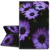 Case for 6.8" Kindle Paperwhite 11th Generation 2021, Thin Fit Light PU Leather Case Folio Cover with Auto Sleep/Wake for Kindle Paperwhite Signature Edition E-Reader, Purple Flower Floral view 1