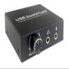 Plug-and-Play USB Sound Card for PC PS4 PS5 Android OS with Volume Control and Bass Control view 1