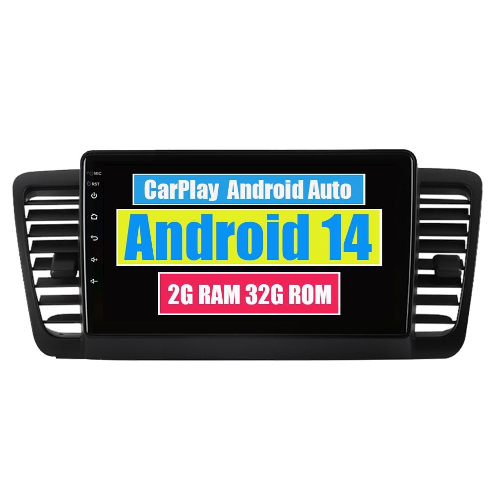RoverOne Car Stereo GPS for Subaru Legacy Outback 2004 2005 2006 2007 2008 2009 with Android Multimedia Player GPS Navigation Bluetooth WiFi Mirror Link
