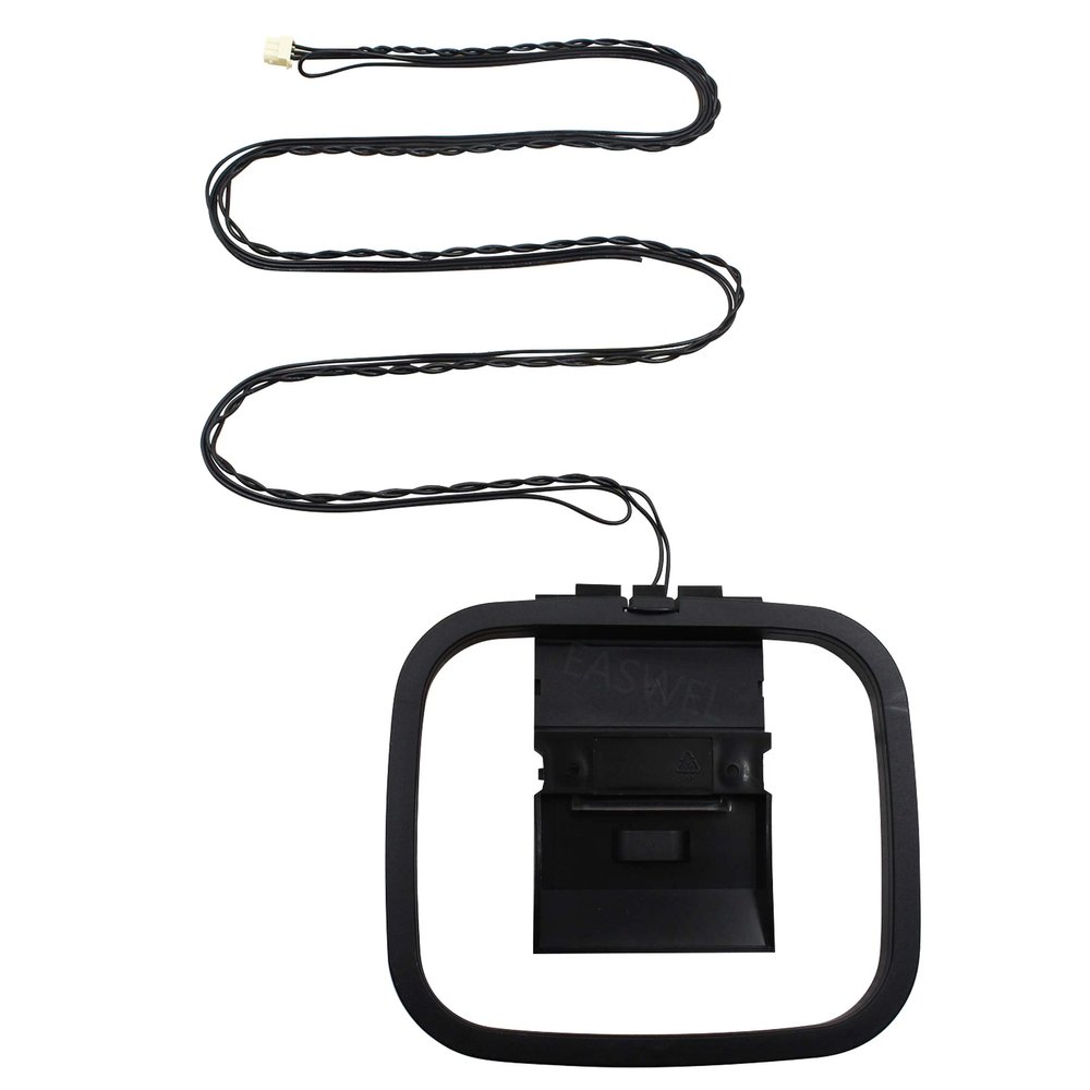 AM/FM Loop Antenna with 3-pin Connector for Sony MHC-EC55 MHCEC609IP MHC-EC69i