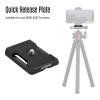 Andoer Quick Release Plate Small QR Plate with Arca Swiss Standard Mount 1/4 Inch Screw for DSLR Camera view 2