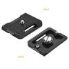 Andoer Quick Release Plate Small QR Plate with Arca Swiss Standard Mount 1/4 Inch Screw for DSLR Camera view 4