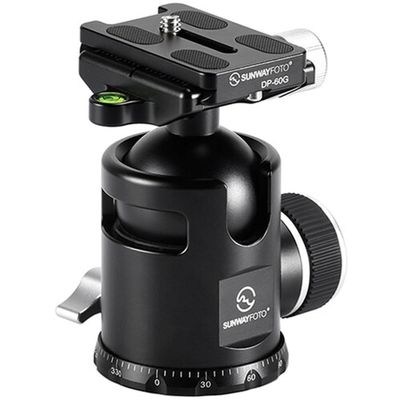 SUNWAYFOTO Epic EB-44 44mm Tripod Ball Head & QR Plate Arca Compatible Sunway