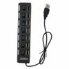 USonline911 USB 3.0 Hub Charger Switch Splitter Powered AC Adapter 7-Port PC Laptop Desktop view 2