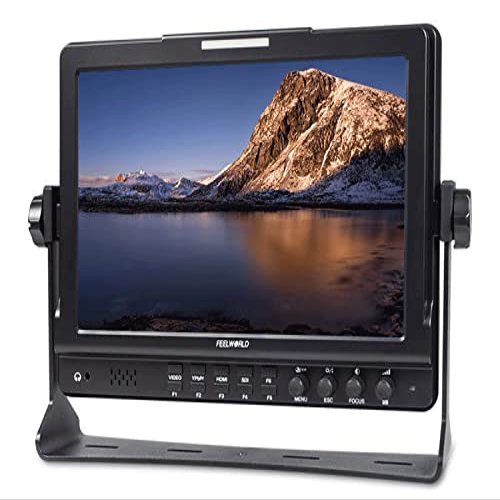 Feelworld FW1018V1 10.1" 4K IPS 1920x1200 I HDMI Camera-Top Monitor with Peaking,Histogram,False Colors,Exposure