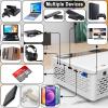 Mini Projector, 1080P Full HD Supported, Portable Movie Home Theater Projector Compatible with TV Stick Smartphone & Tablet PC HDMI USB AV TF view 4
