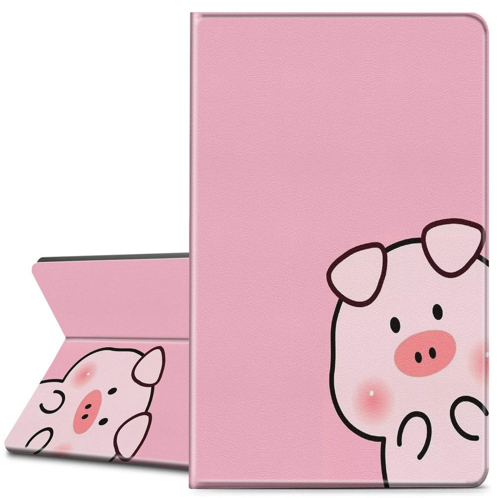 Case for 6.8" Kindle Paperwhite 11th Generation 2021, Thin Fit Light PU Leather Case Folio Cover with Auto Sleep/Wake for Kindle Paperwhite Signature Edition E-Reader, Cute Pink Pig