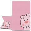 Case for 6.8" Kindle Paperwhite 11th Generation 2021, Thin Fit Light PU Leather Case Folio Cover with Auto Sleep/Wake for Kindle Paperwhite Signature Edition E-Reader, Cute Pink Pig view 1