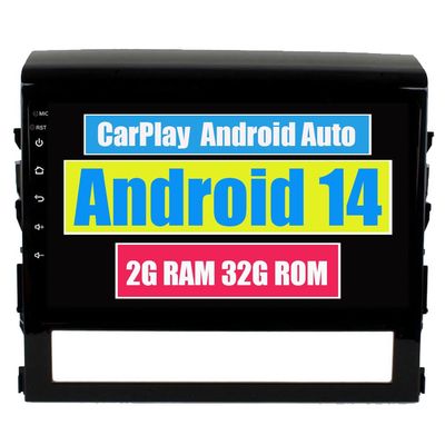 RoverOne Car Radio GPS for Toyota Land Cruiser 2016 2017 2018 with CarPlay Android Auto DSP Multimedia Player Stereo Navigation Bluetooth