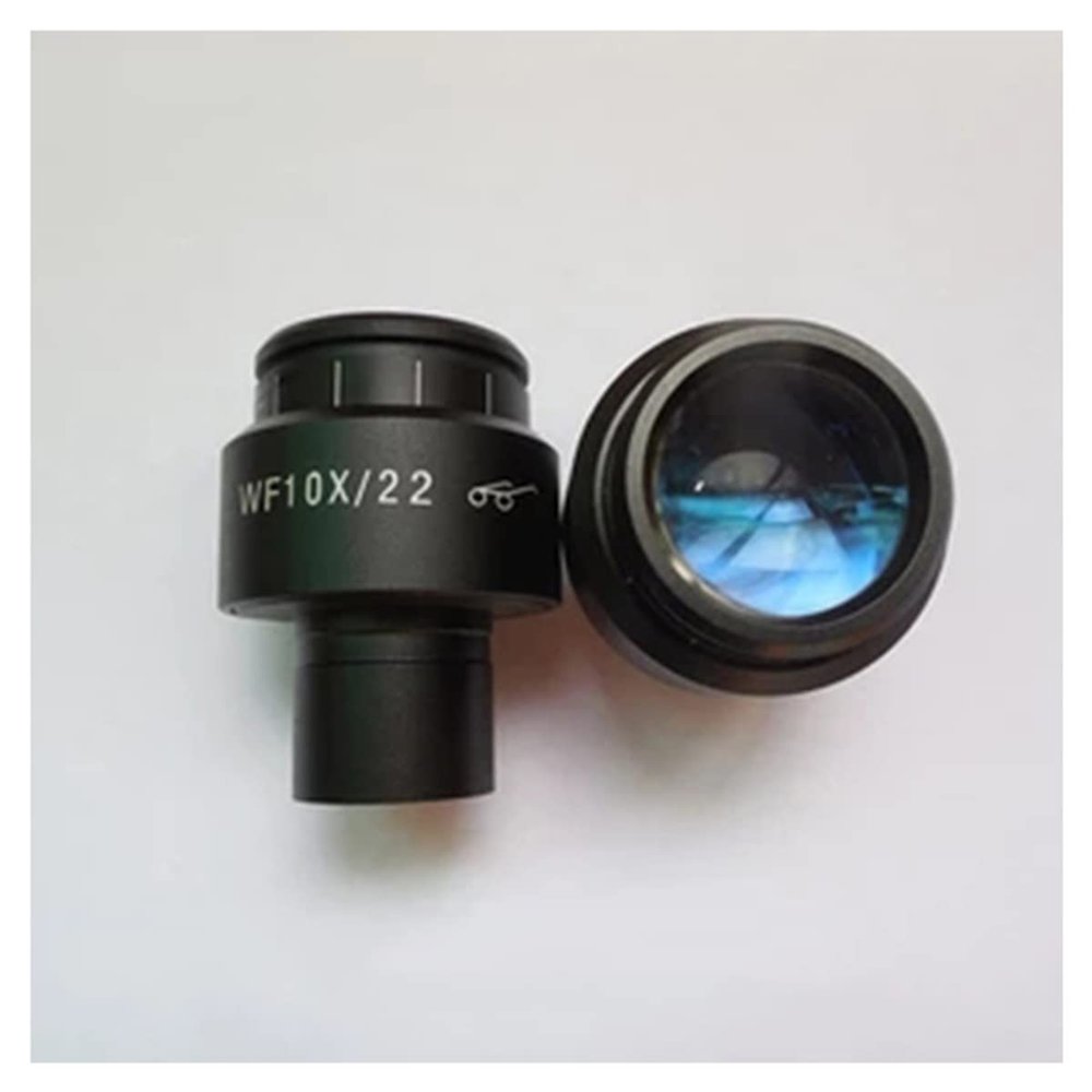 TYZK Microscope Kit 5X 10X 15X 20X 25X Wide Angle Eyepiece Microscope 23.2mm Mounting Size Microscope Lens Adapters (Color : WF10X22)