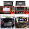 RoverOne Car Radio GPS for Toyota Land Cruiser 100 LC100 2005 2006 2007 with CarPlay Android Auto DSP Multimedia Player Stereo Navigation Bluetooth (for Automatic Air-Conditioner) view 3