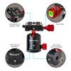 ANNSM Professional Tripod Ball Head 24mm 360 Degree Swivel Panoramic Head with 38mm Width Quick Release Plate for DSLR Camera Slider Stabilizer Monopod view 2